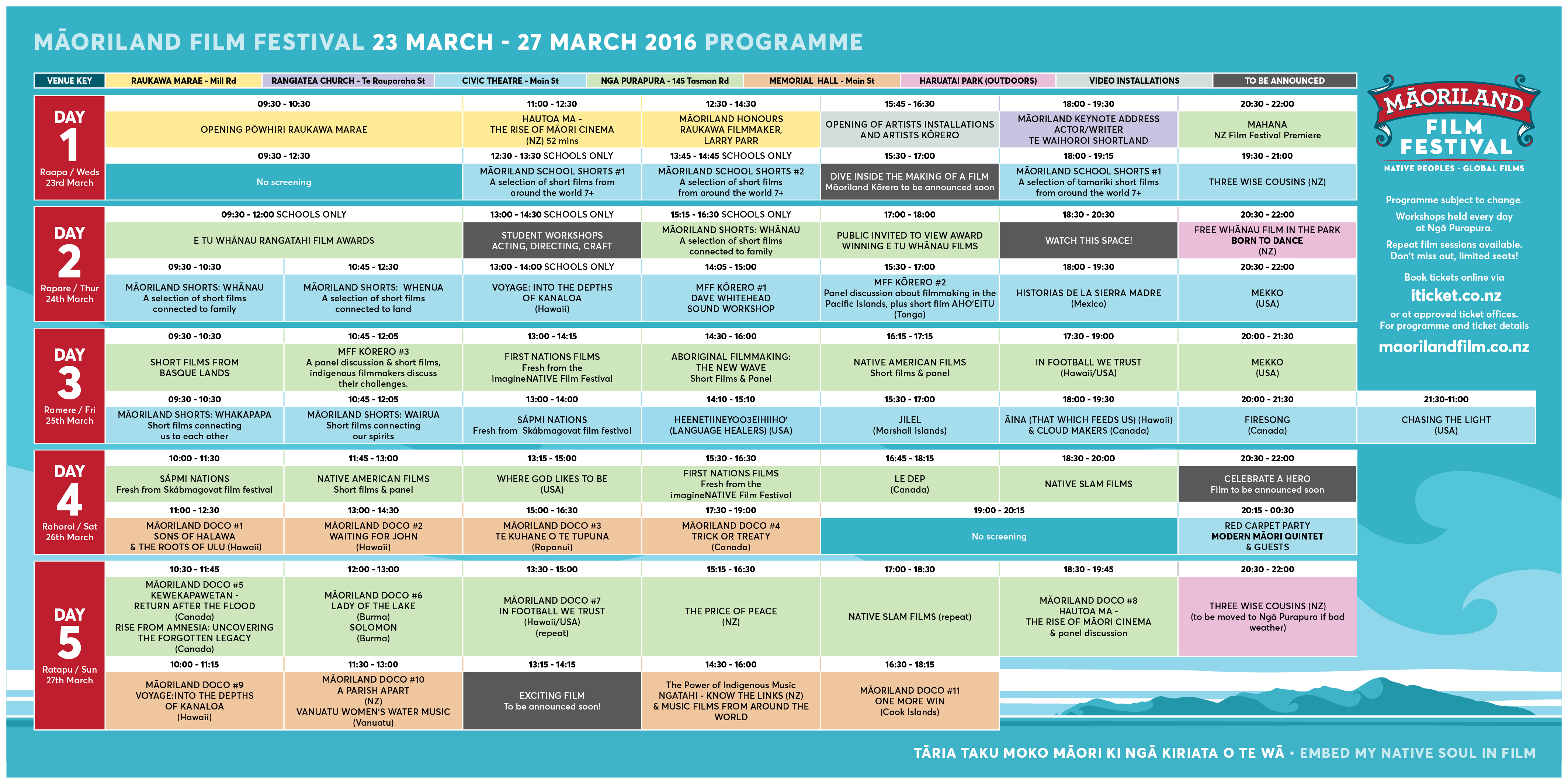 MFF 2016 Programme