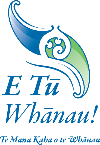 Image shows E Tu Whanau Logo