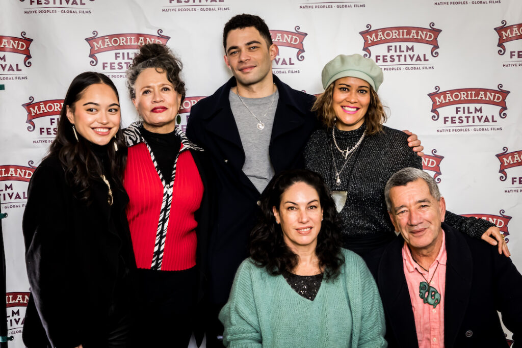 Announcing the award winners at Māoriland Film Festival 2022